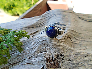 Prstene - Strieborny prsteň Ag 925 Lapis Lazuli - 15921598_