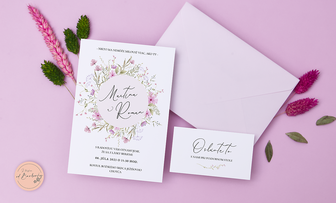 Svadobné oznámenie C#11