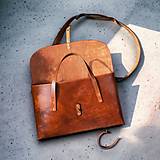 Pánske tašky - No. 173 Kožená aktovka hnedá - 15921823_