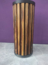 Svietidlá - Drevenná stolová lampa - 15924131_