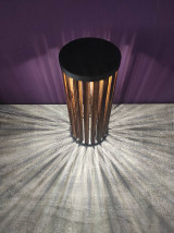 Svietidlá - Drevenná stolová lampa - 15924135_