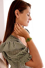 Náhrdelníky - Makramé boho náhrdelník ZOISIT - 15922413_