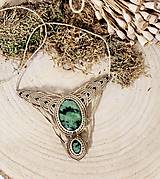 Náhrdelníky - Makramé boho náhrdelník ZOISIT - 15922416_