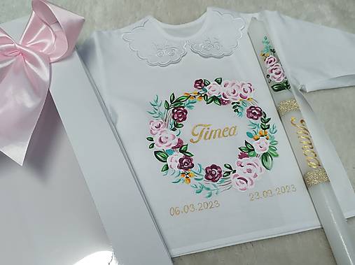 Detské oblečenie - Sada na krst č.26 - 15927440_