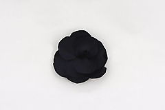 Brošne - Brošňa čierna ruža - 15926171_