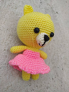 Hračky - Malá medvedica v sukni - 15925678_