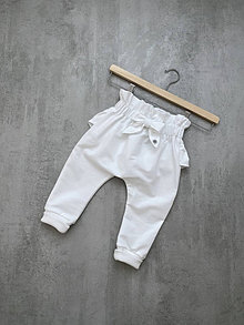 Detské oblečenie - Biele gaťurky 80 - 15927860_