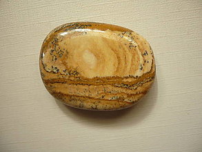Minerály - Placka - jaspis obrázkový 37 mm, č.680f - 15929403_