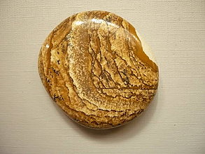 Minerály - Placka - jaspis obrázkový 44 mm, č.687f - 15929431_