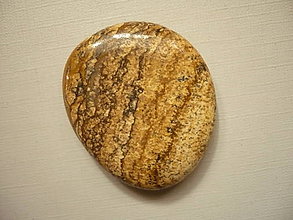 Minerály - Placka - jaspis obrázkový 43 mm, č.447f - 15929492_