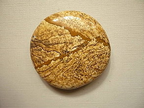 Minerály - Placka - jaspis obrázkový 39 mm, č.448f - 15929499_