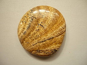 Minerály - Placka - jaspis obrázkový 45 mm, č.810f - 15929511_