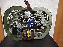 Dekorácie - Halloweenská dekorácia 3D tekvica - 15930436_