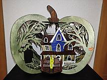 Dekorácie - Halloweenská dekorácia 3D tekvica - 15930440_