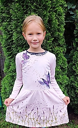 Šaty - Detské šaty levanduľa - 15929083_