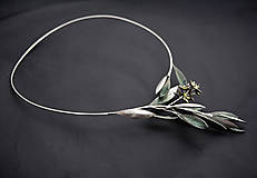 Náhrdelníky - Náhrdelník rozkvitnutý olivovník - 15933255_