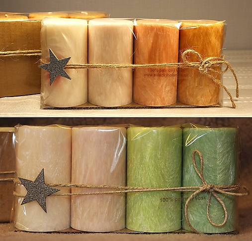Sviečky - Adventné sviečky  mrazivé - postupka - 15931359_