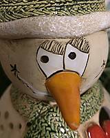 Svietidlá - Snehuliak na sviečku so zelenou čiapkou - 15931224_