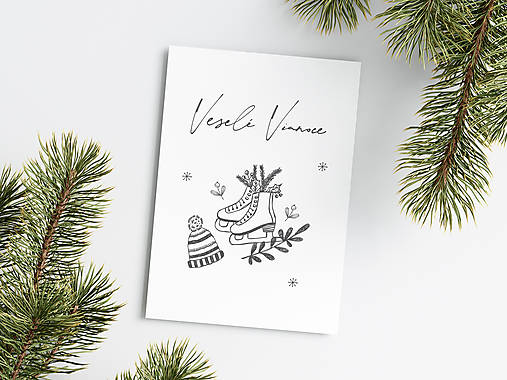 Vianočná pohľadnica - Korčule