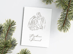 Papiernictvo - Vianočná pohľadnica - Betlehem - 15931898_