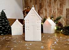 Sviečky - Vianočná sviečka domček - 15931352_