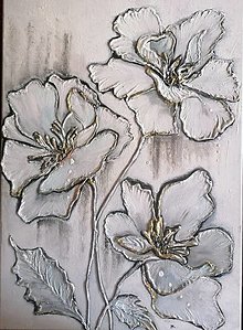 Obrazy - Obraz kvety abstrakt - 15934134_