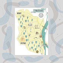 Obrazy - Mapa vášho mesta/dediny - 15935955_