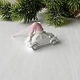 Polotovary - Vianočné autíčko - 15933585_