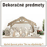 Dekorácie - Vianočná dekorácia - BETLEHEM - b - 15933798_