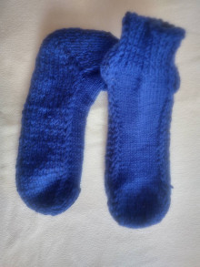 Ponožky, pančuchy, obuv - Ponožky modré 42/43 - 15937710_