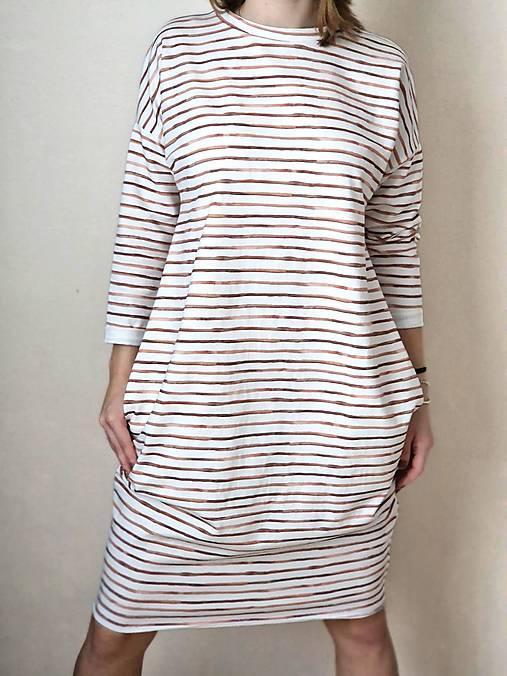 Šaty - SONIA oversize teplákové šaty/tunika - 15937883_