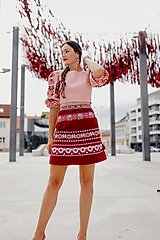 Sukne - vyšívaná sukňa Slovenské devy - 15937082_