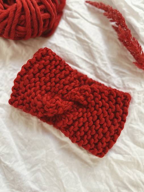 Čiapky, čelenky, klobúky - Chunky turbanka - 15937826_