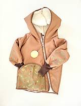 Detské oblečenie - Zimná softshellová bunda "na lúke" - 15940699_