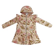 Detské oblečenie - Detská softshell bunda - Lily peony - 15940437_