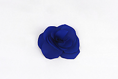 Brošne - Brošňa námornícka modrá ruža - 15940622_