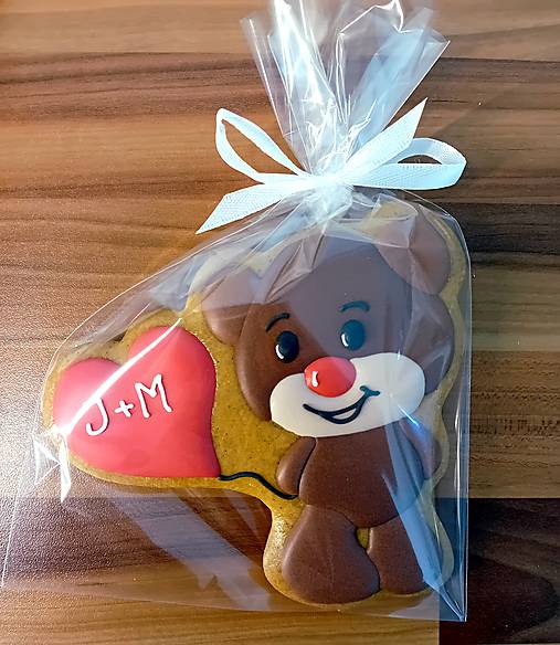 Dekorácie - Medovníkový medvedík - 15941187_