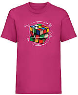 Detské oblečenie - Rubikova kocka detské (7-8 rokov - Ružová) - 15941964_