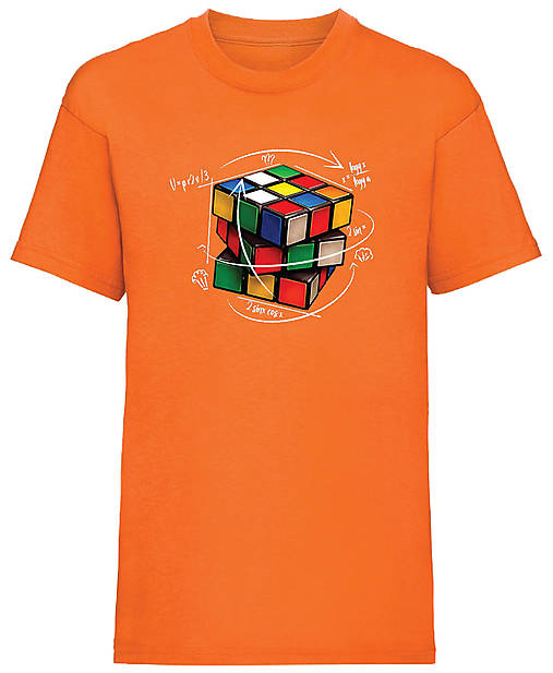 Rubikova kocka detské (3-4 roky - Oranžová)