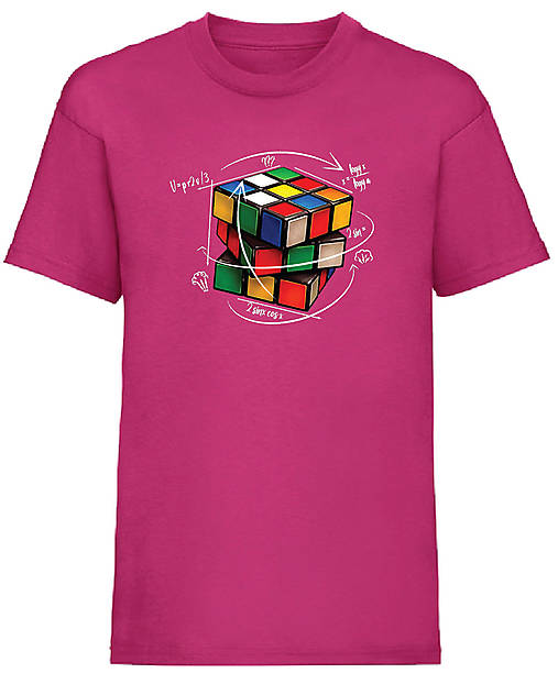 Rubikova kocka detské (7-8 rokov - Ružová)