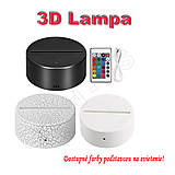 Svietidlá - 3D  dotyková lampa s diaľkovým ovládaním - BOX 1 - 15941321_