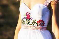 Šaty - vyšívané madeirové šaty Tekov - 15943012_