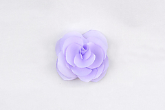 Brošňa svetlá fialová ruža