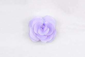 Brošne - Brošňa svetlá fialová ruža - 15944445_