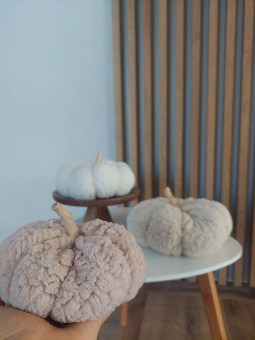 Dekorácie - Dekoračná tekvica Fall (hnedá) - 15944234_