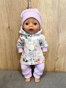 Hračky - set pre bábiku Baby born - 36 cm, zimné - 15943231_