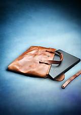 Pánske tašky - No.171 Biznis kožená aktovka na laptop - 15943651_