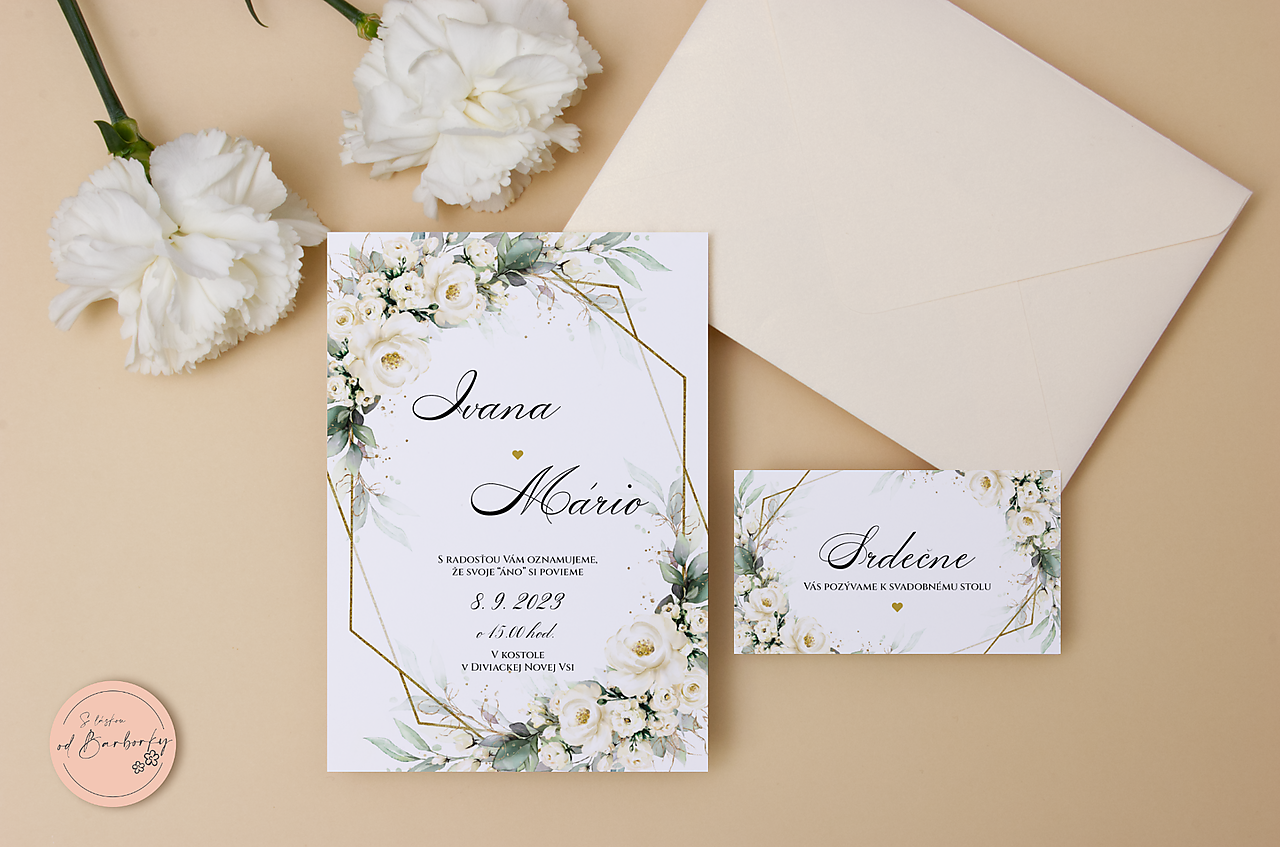 Svadobné oznámenie C#02