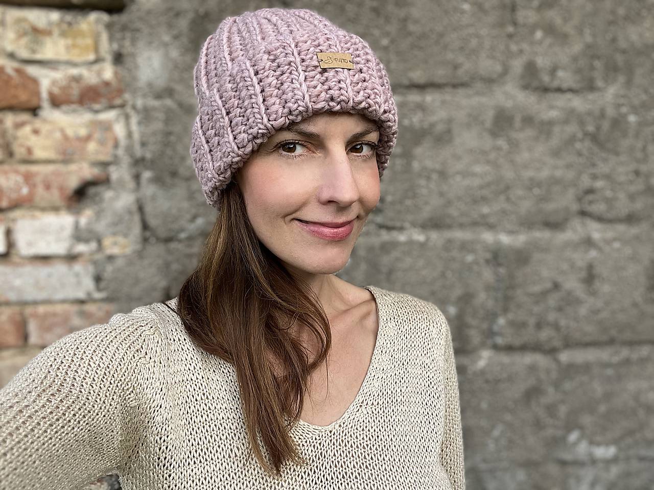 peruana upkirt Vlněná čepice PERUANA - nude / P_A_T_O - SAShE.sk - Handmade Čiapky,  čelenky, klobúky