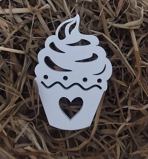 Dekorácie - Cupcake - ozdoba na vianočný stromček - 15950834_